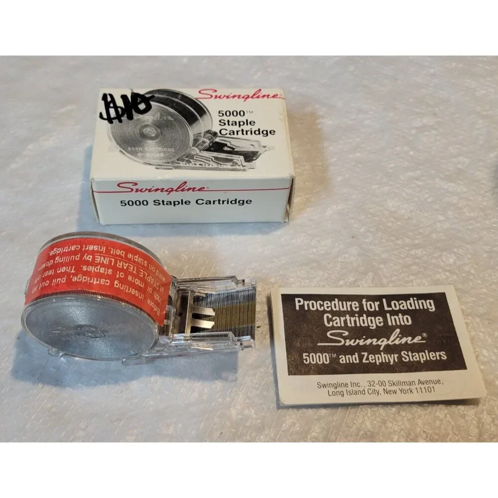 Swingline Staple Cartridges #50050 for Electric Staplers 5000 Staples Each